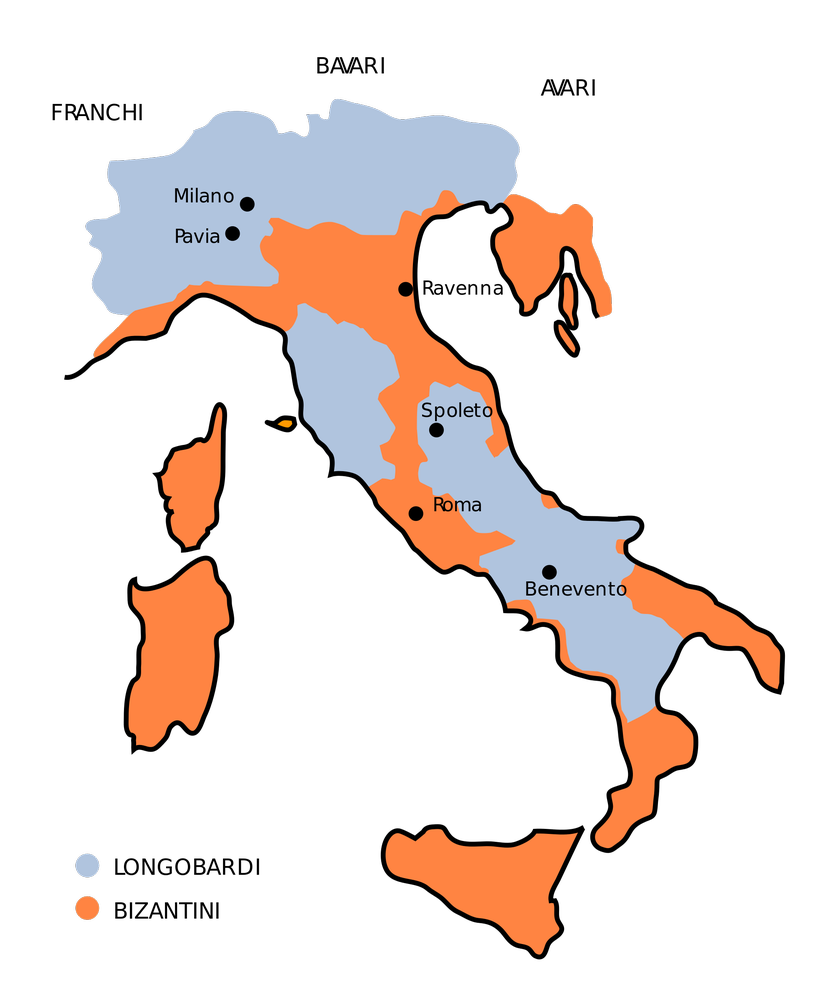 Arrivano I Longobardi L Italia Divisa Fra Bizantini E