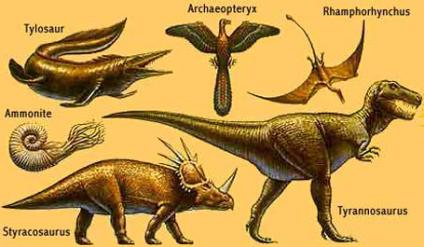 mesozoic era animals