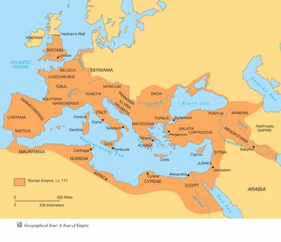 Geography- Rome is located in a very beneficial spot on the Italian ...