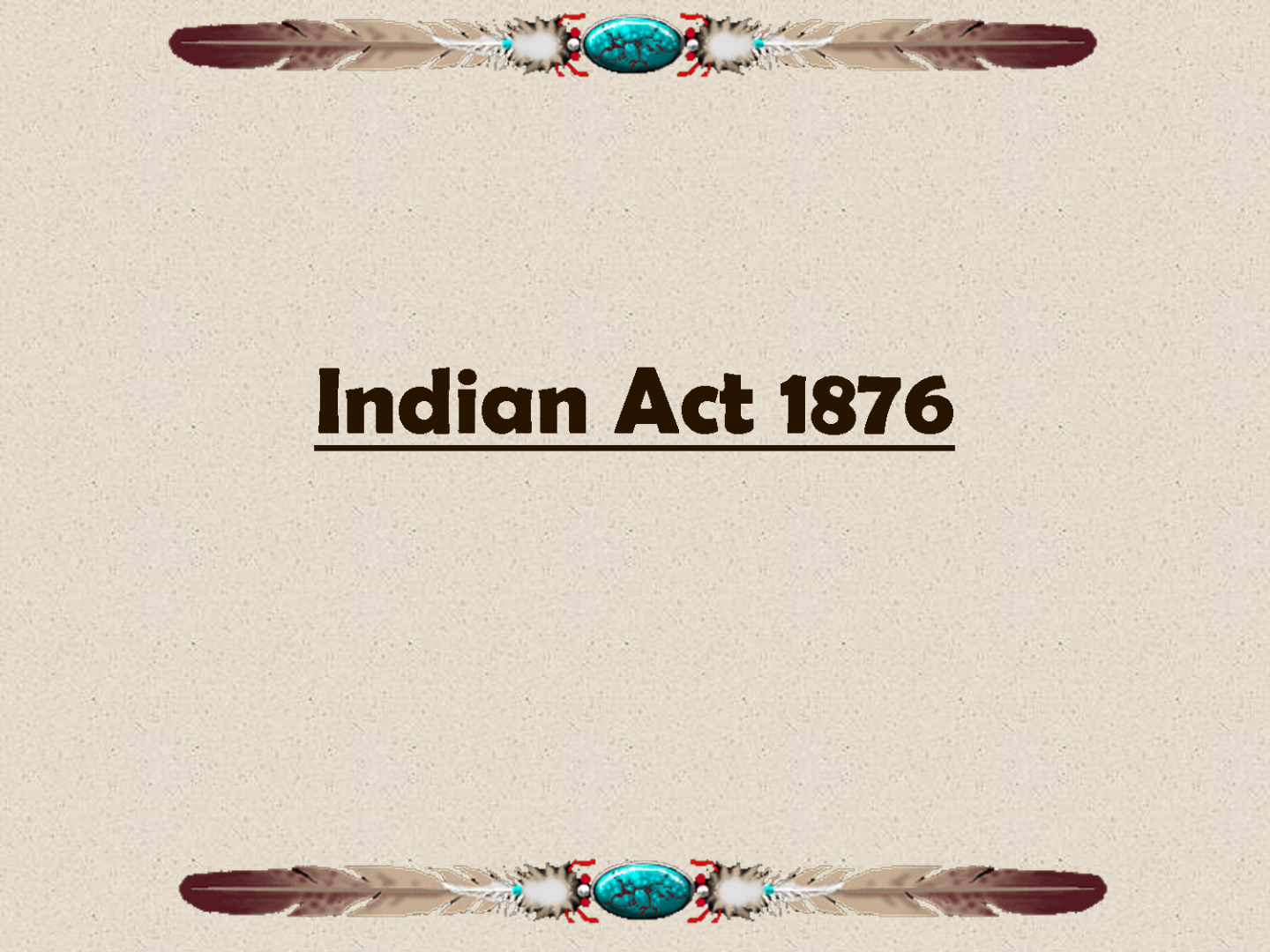 Loi sur les Indiens