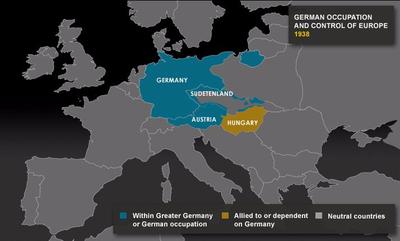 German control 1938