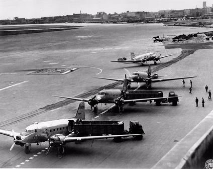 The Planes Getting Loaded With The Supplies For The People.