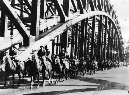 German troops move into the Rhineland.