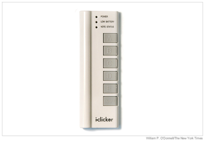 iClicker, 2005: Used to further enable student engagement and peer ...