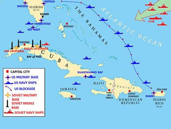This Map shows the blockade