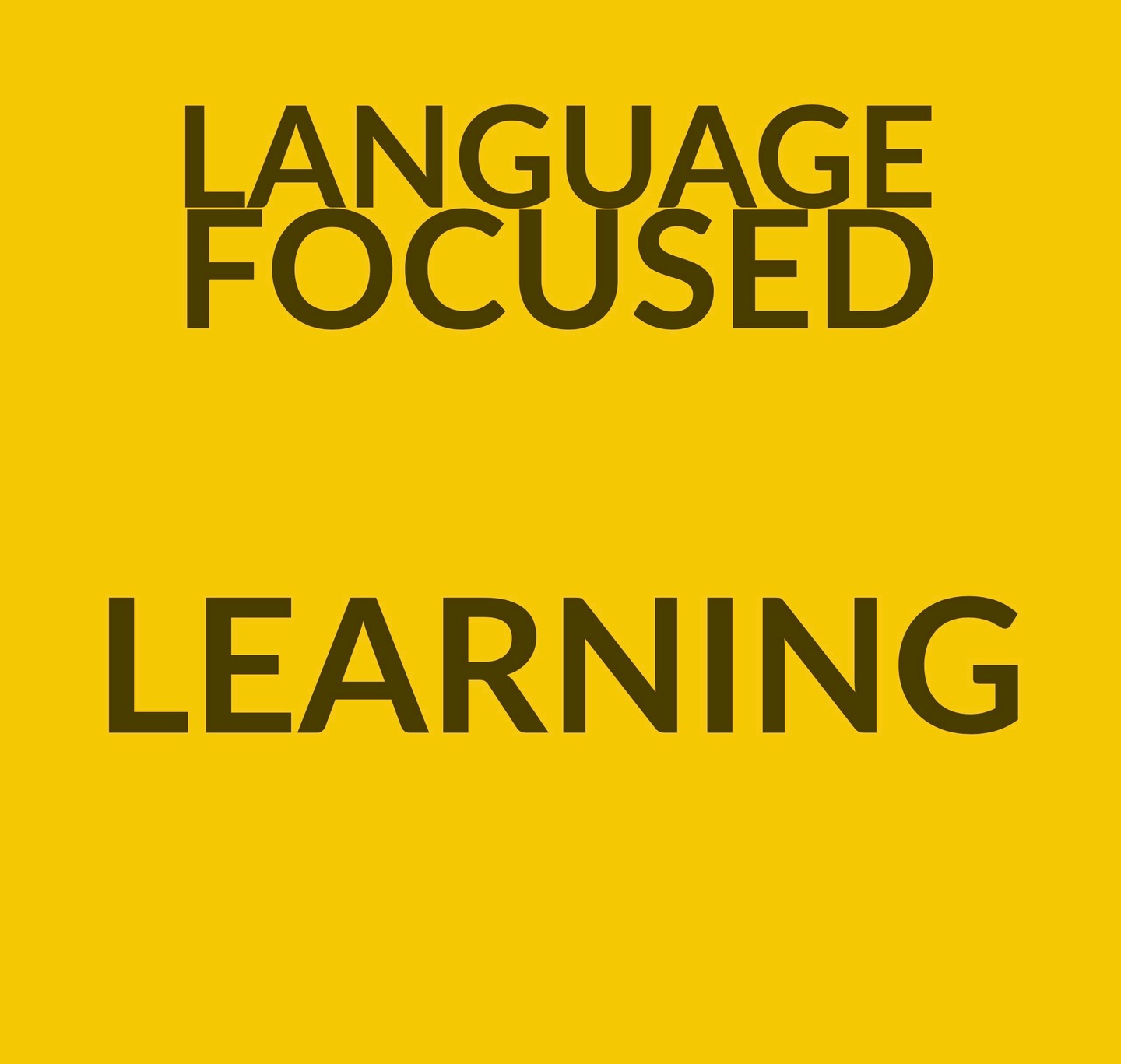 IMAGE 35 LANGUAGE FOCUSED LEARNING