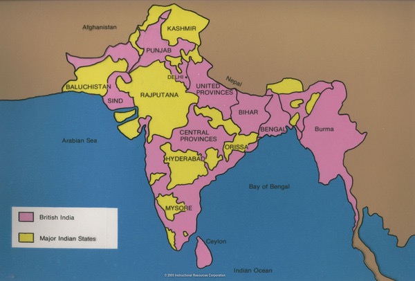 “Map: British India, early 19th century..” Discovery Education, IRC ...