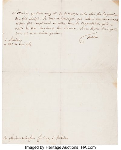 1856, Letter to Austria