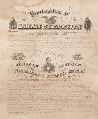 Document of 13th amendment that passes the law to abolish slavery ...