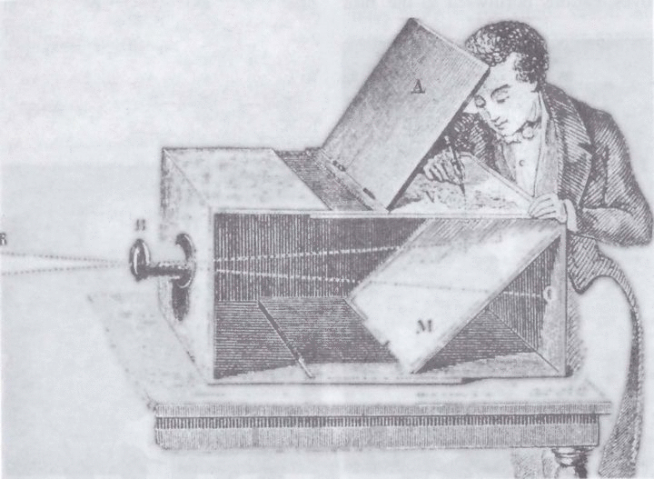 The Camera Obscura, Niepce was fascinated with.