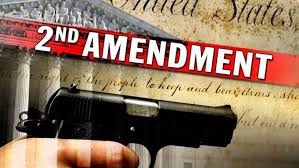 The Second Amendment basically means that we have the right to own a gun.