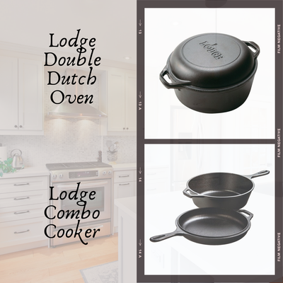 Lodge 3.2qt Cast Iron Combo Cooker : Target