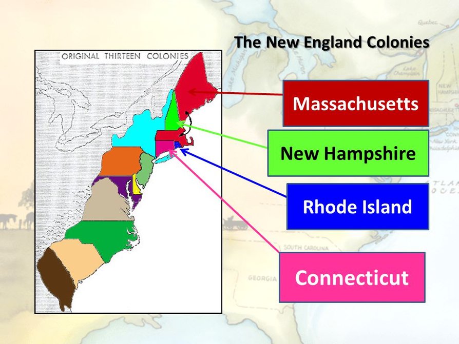 1620 Maine, New Hampshire, Rhode Island, Connecticut, Massachusetts