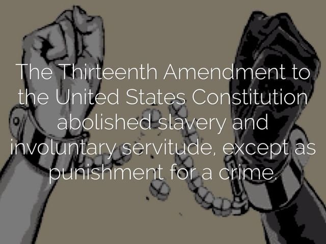 December 6th, 1865- 13th Amendment is Ratified