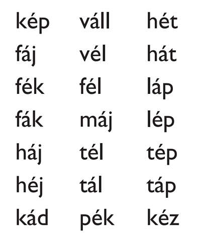 1. oszlopban karikázd: amiben fürdünk 2. oszlopban karikázd: ami egy ...