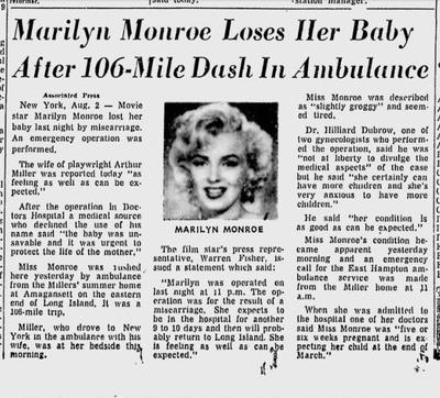 REOPENING OF INQUIRY INTO MARILYN MONROE'S DEATH RAISES IMBROGLIO IN LOS  ANGELES - The New York Times