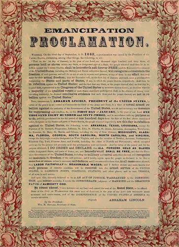 The Emancipation Proclamation Was Issued On January 1st 1863 By The Emancipation Proclamation Was Issued On January 1st 1863 By