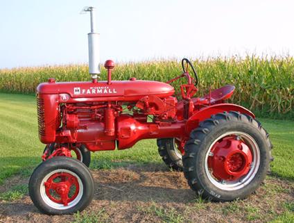 Invention of the Farmall root crop tractor in the USA with its close ...