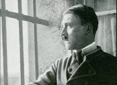 Adolf Hitler in prison.