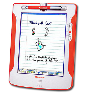 2000: Microsoft Tablet PC prototype