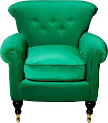 the green armchair