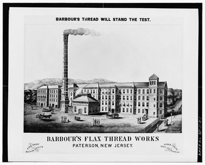 Barbour's Flax Thread Works: Paterson, NJ; Library of Congress, Prints ...