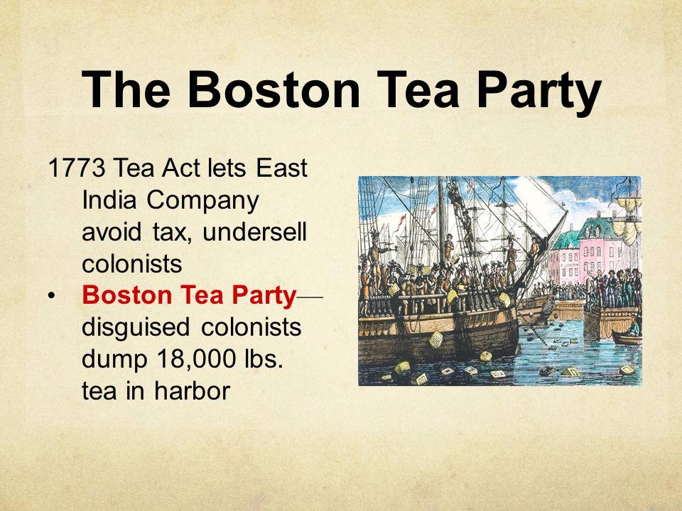 1773 Boston Tea Party