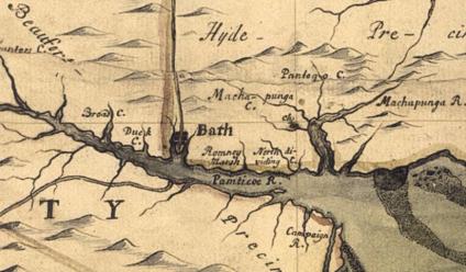 Bath was the first town established in the NC Colony in 1705. Surveyed ...