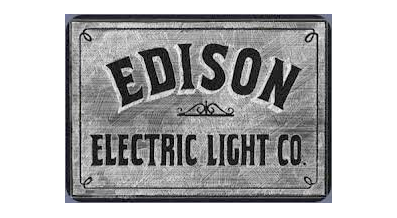 Эдисон little company. Edison Electric Light Company. Компания Томаса Эдисона. Edison Electric Light логотип. Edison Electric Illuminating Company 19 век.