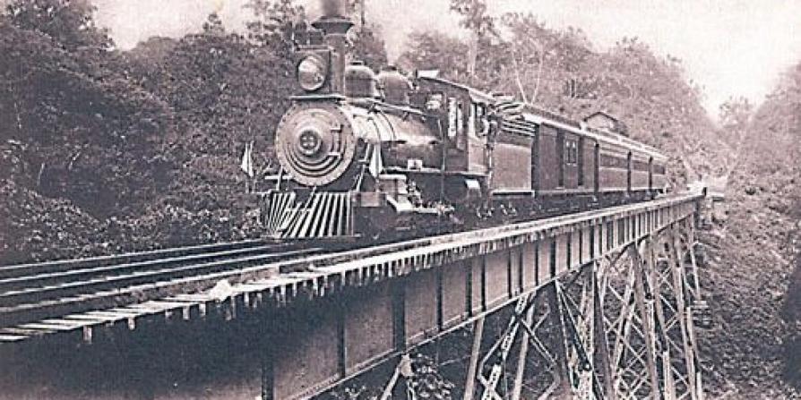 Introducción del ferrocarril 1880
