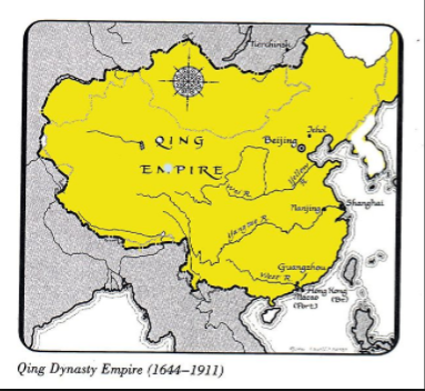 This is the territory that the Qing controlled at their peak