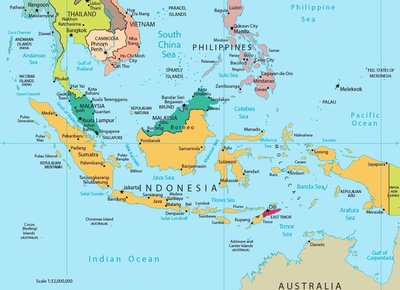 Major Countries: Indonesia, Vietnam, thailand, Laos, Cambodia, and ...