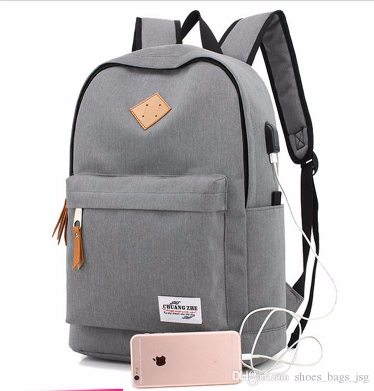 The latest invention of the backpack. It includes a charger for an i phone.
