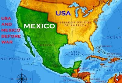 Mexico before the Mexican American War (when Mexico lost New Mexico and ...