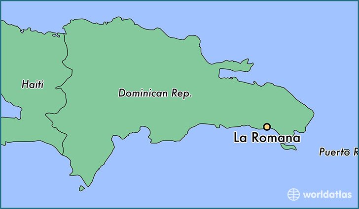 la romana dominican republic map Five Themes Of Geography La Romana Dominican Sutori la romana dominican republic map