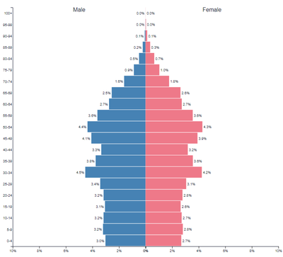 Does china have more males or females according to the pyramid? What ...