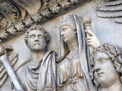 Antoninus and his daughter, Faustina