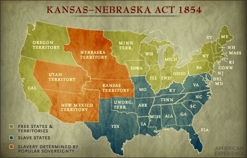 It opened up the territories of Kansas and Nebraska to settlement, this would mark the beginning 