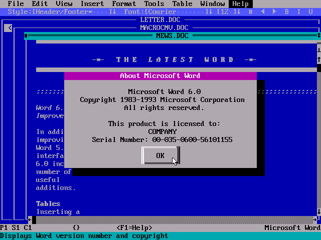 Редактора ms dos. Word для MS-dos. Первая версия Word. Microsoft Word 1983. Microsoft Word dos.