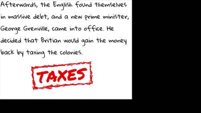 PRE REVOLUTION TIMELINE 1500S visual data 7