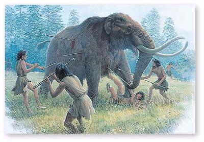 The paleo Indians were the first people to live in America
