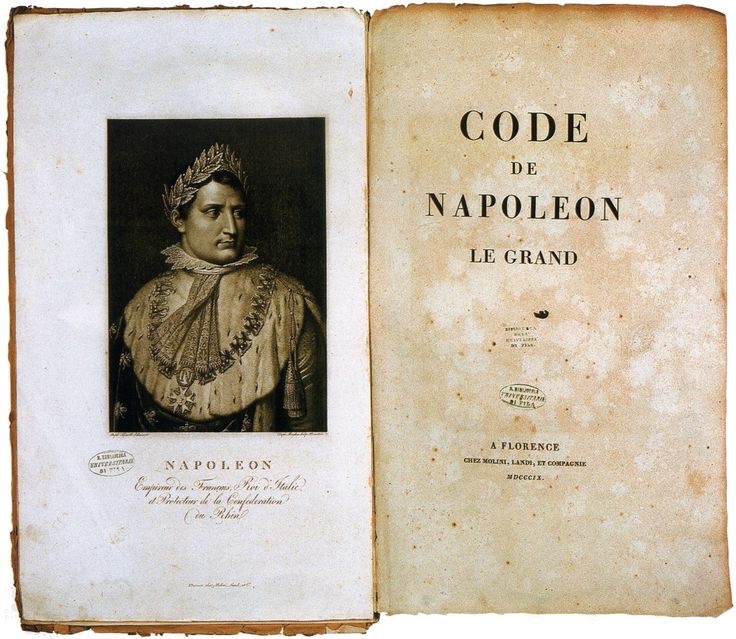 Napoleon created a uniform system of laws called the Napoleonic Code ...