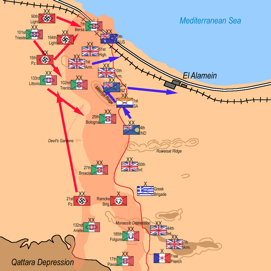 Ruweisat Ridge El Alamein ASL Comp NEW The First Battle of Alamein 