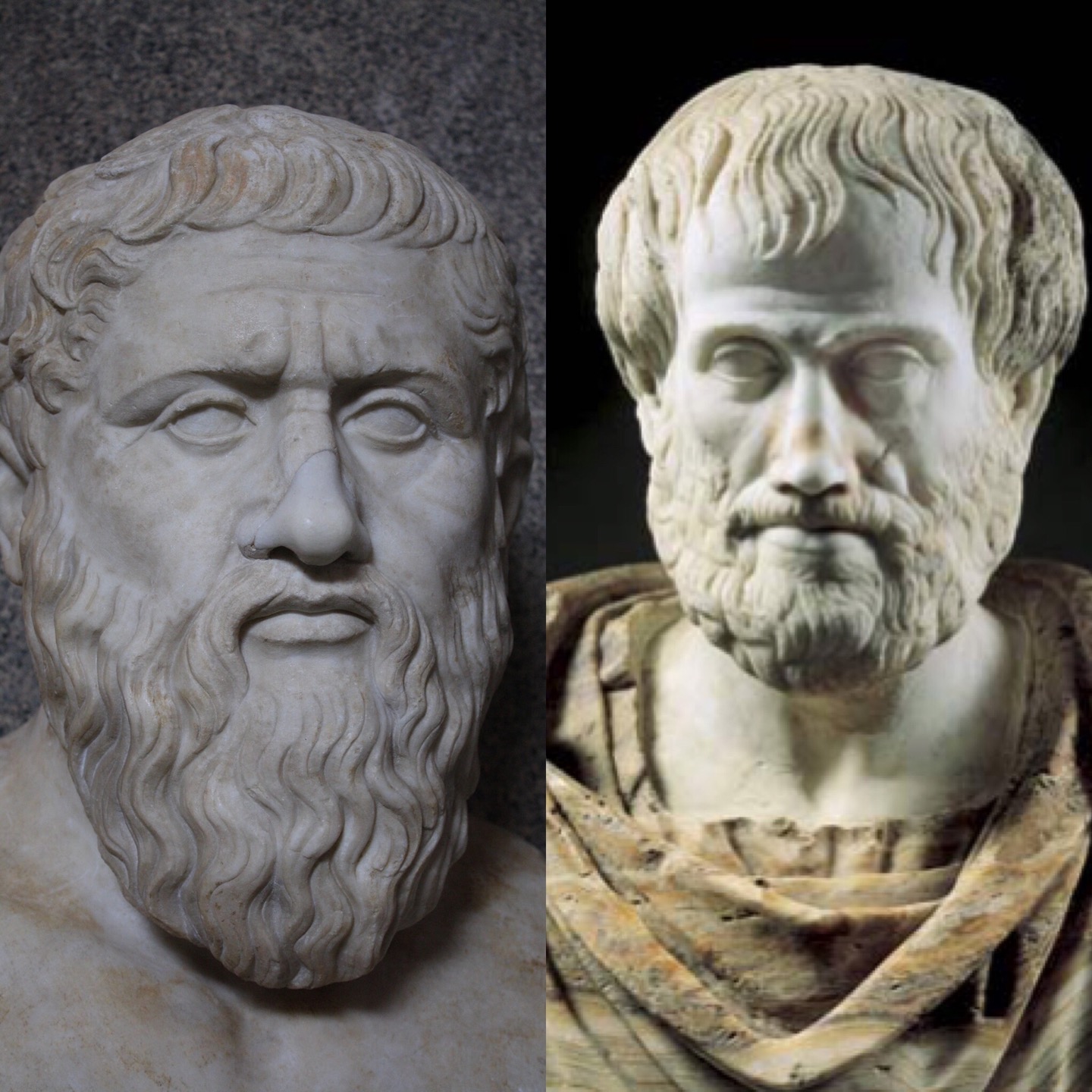 These are the two philosophers,Plato(on the left), and Aristole (on the ...