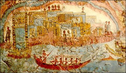 Europe- Minoans Live On The Island Of Crete. They Settled There Around ...