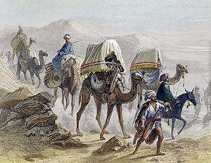 While on the road, Abbasid traders relied heavily on travel by camel ...