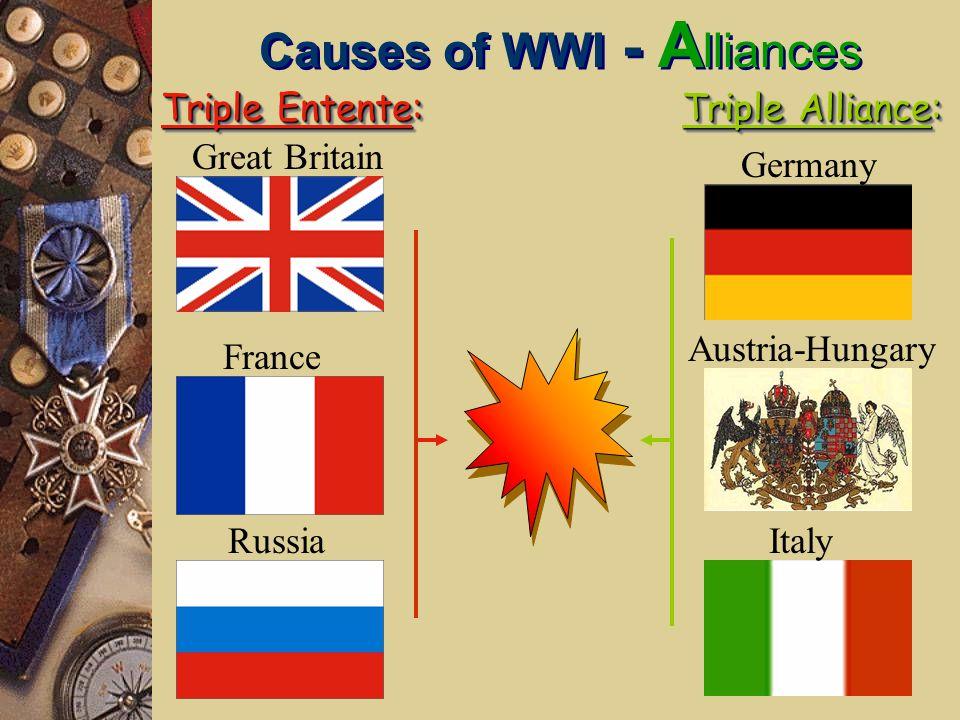 alliances were the main cause of ww1 essay