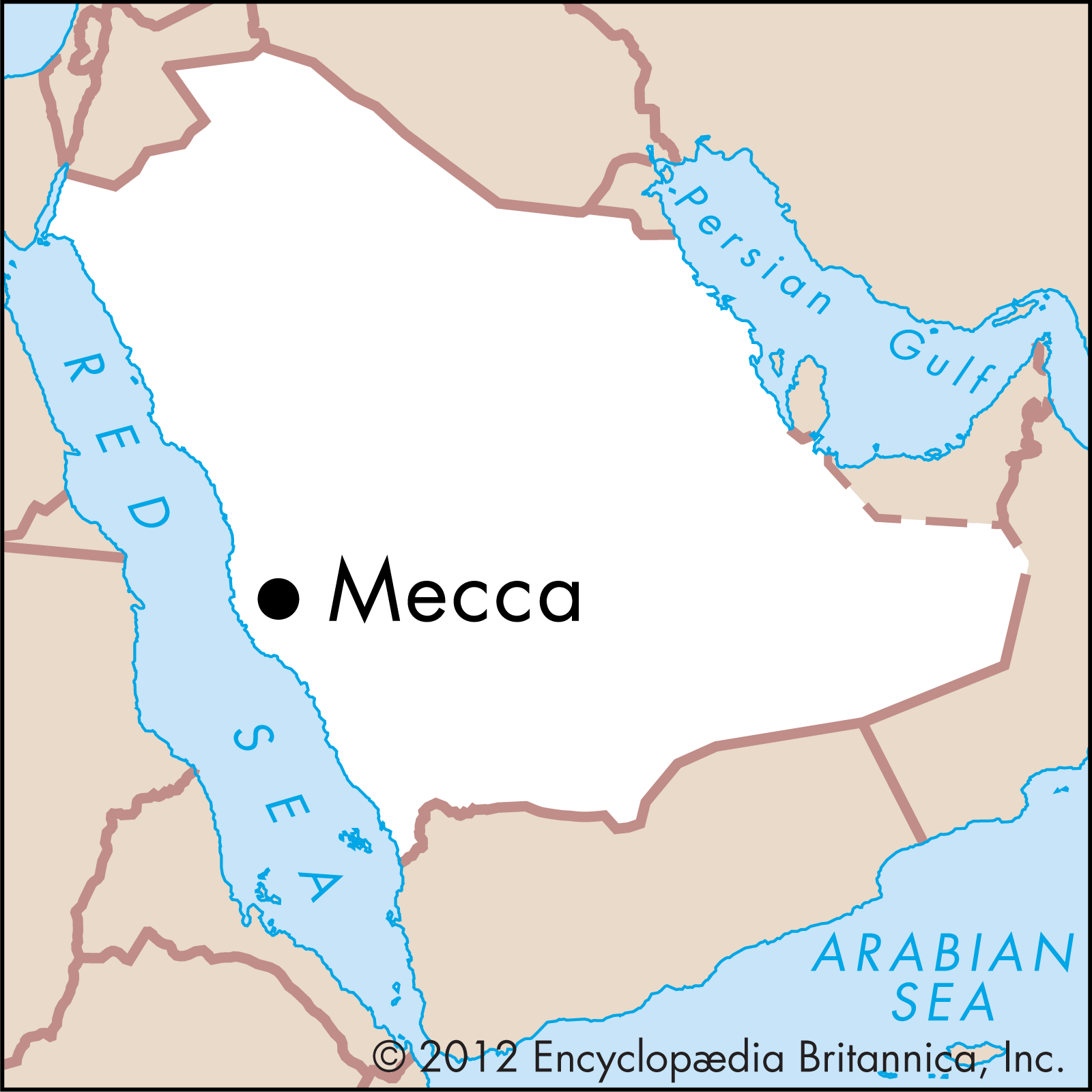 Muhammad was born in Mecca in 570 C.E.