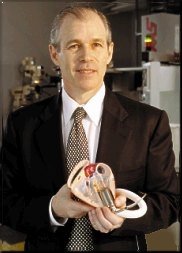 Dr. Robert Jarvik, inventor of the artificial heart Jarvik-7