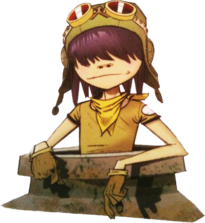 Noodle Humility Noodle during the Dirty Harry music video.